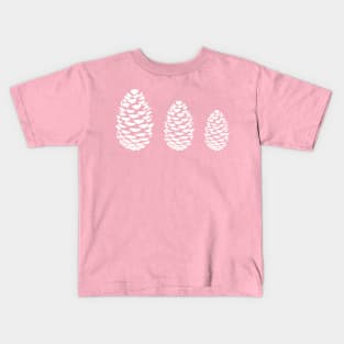 Pinecones (Graze Pink) Kids T-Shirt